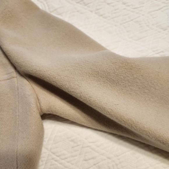 Vintage Sakowitz Cashmere Button Coat with Self Tie - Picture 14 of 14